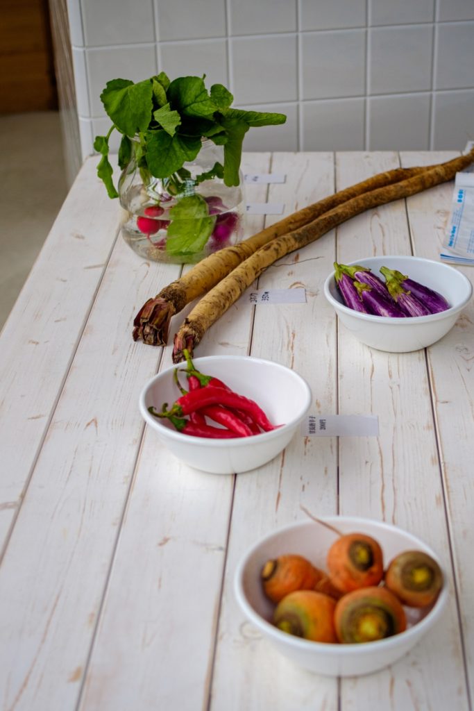 野菜たっぷりランチとバランスの良い食事