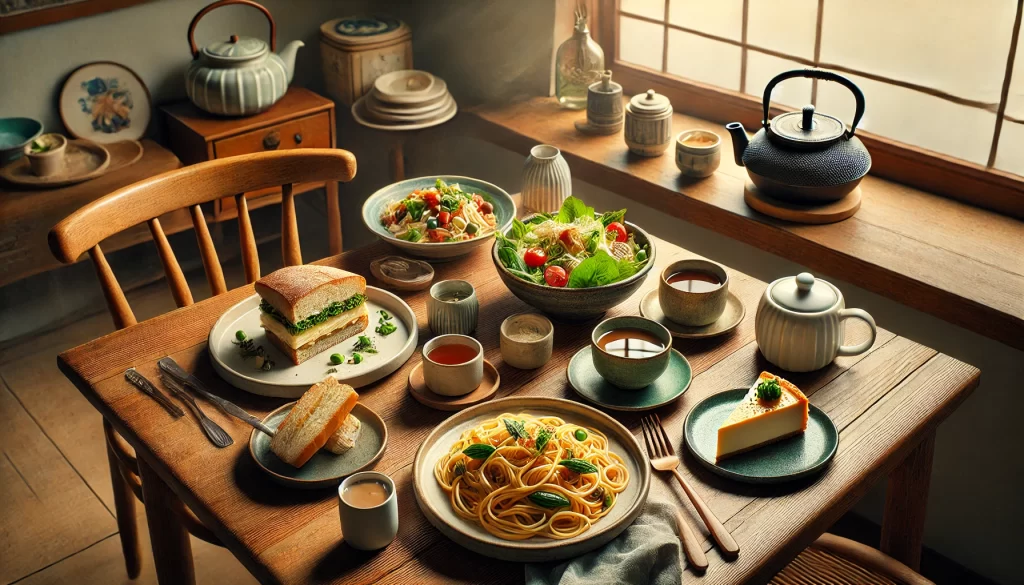 カフェ グレイスのメニューにはどのような料理があるの?