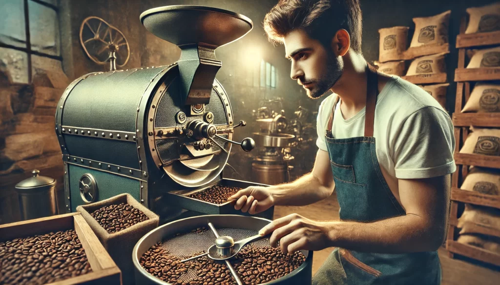 創業当時から守る自家焙煎の姿勢