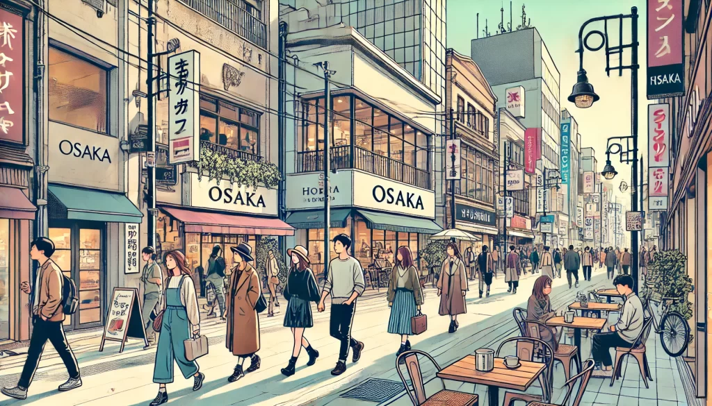 大阪堀江エリアにあるおしゃれカフェ