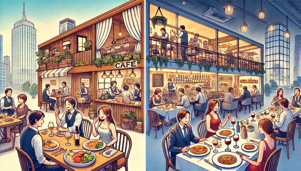 鶴川イタリアンレストランとの違い